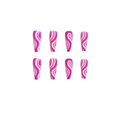 Press - On Nails Tips – Detachable Wearable False Nails, Ready - to - Use Artificial Fingernails - Charms