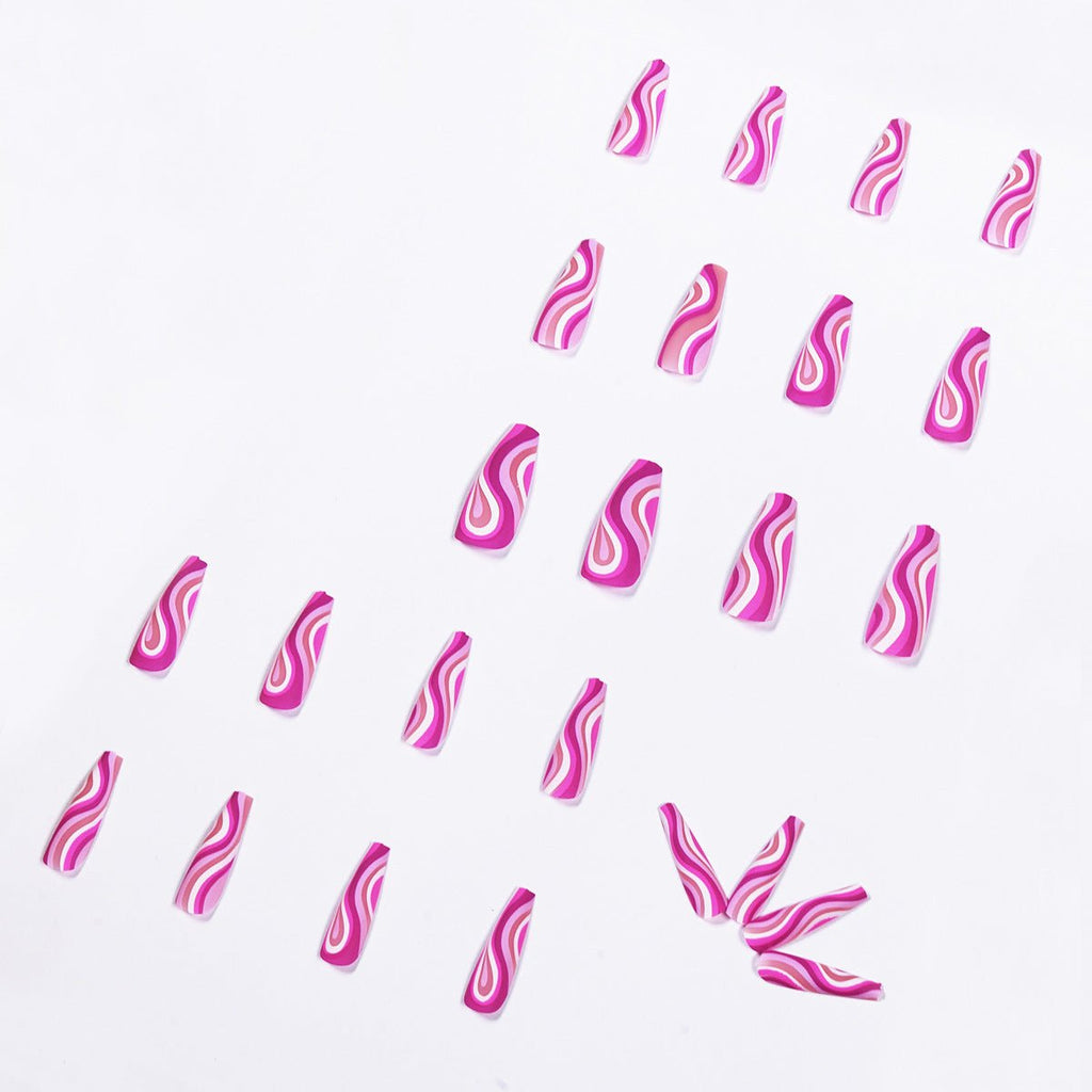 Press - On Nails Tips – Detachable Wearable False Nails, Ready - to - Use Artificial Fingernails - Charms