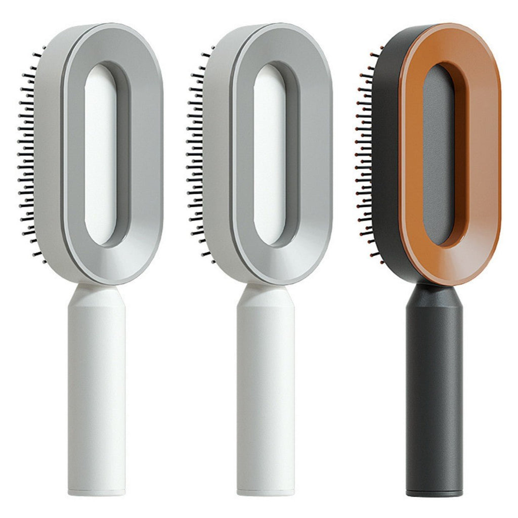 Pro Smooth Hairbrush – Anti - Static, Scalp Massage & Self - Cleaning Design - Charms