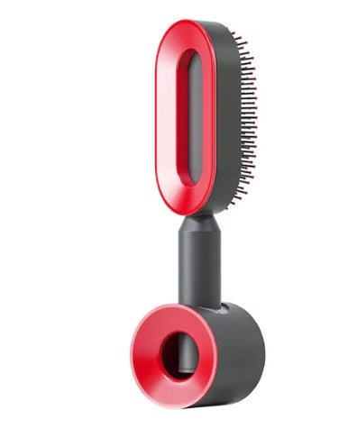 Pro Smooth Hairbrush – Anti - Static, Scalp Massage & Self - Cleaning Design - Charms