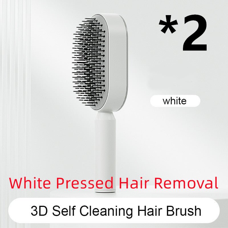Pro Smooth Hairbrush – Anti - Static, Scalp Massage & Self - Cleaning Design - Charms