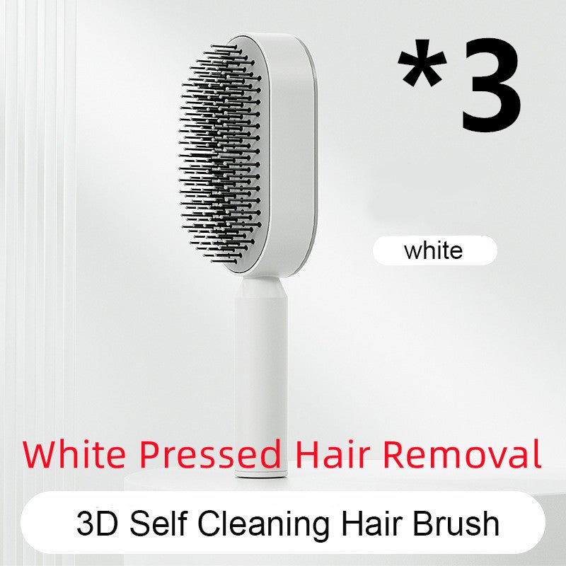 Pro Smooth Hairbrush – Anti - Static, Scalp Massage & Self - Cleaning Design - Charms