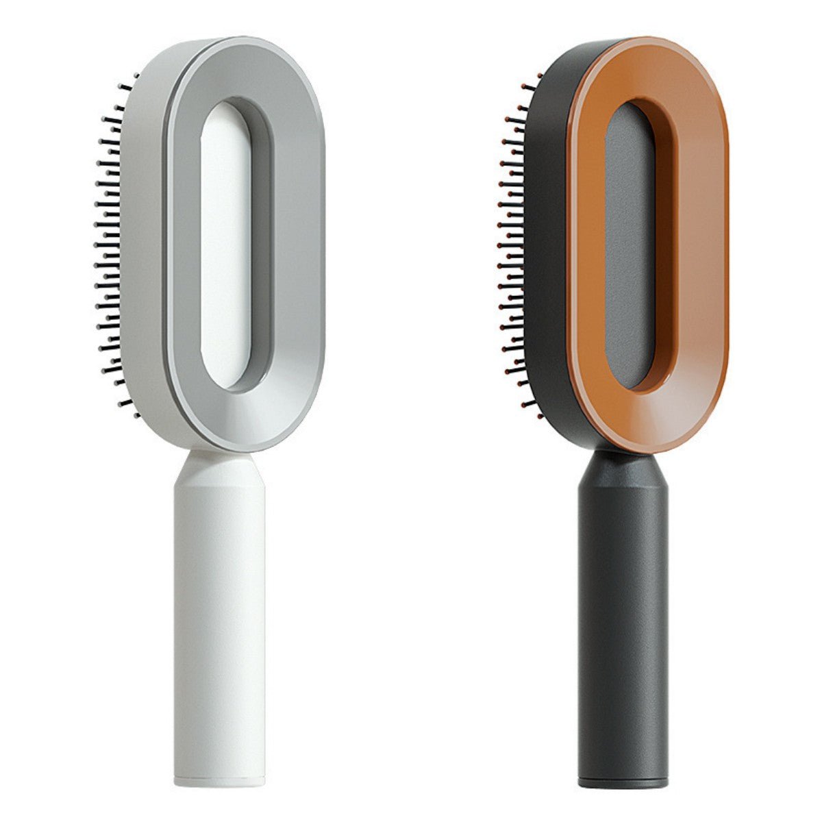 Pro Smooth Hairbrush – Anti - Static, Scalp Massage & Self - Cleaning Design - Charms