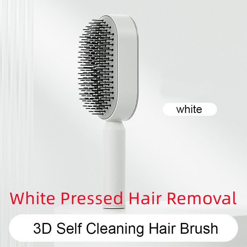 Pro Smooth Hairbrush – Anti - Static, Scalp Massage & Self - Cleaning Design - Charms