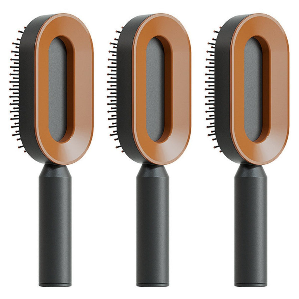 Pro Smooth Hairbrush – Anti - Static, Scalp Massage & Self - Cleaning Design - Charms