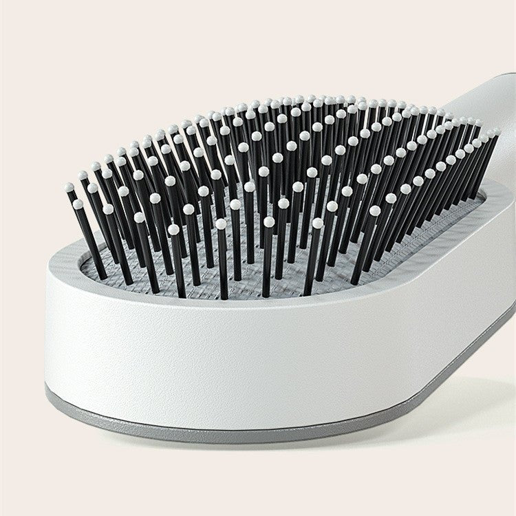 Pro Smooth Hairbrush – Anti - Static, Scalp Massage & Self - Cleaning Design - Charms