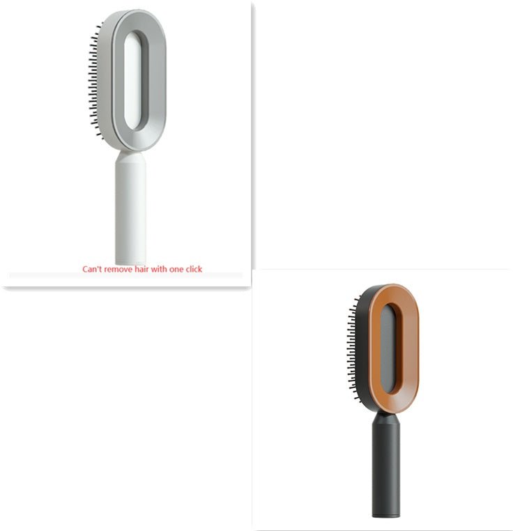 Pro Smooth Hairbrush – Anti - Static, Scalp Massage & Self - Cleaning Design - Charms