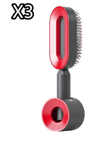 Pro Smooth Hairbrush – Anti - Static, Scalp Massage & Self - Cleaning Design - Charms
