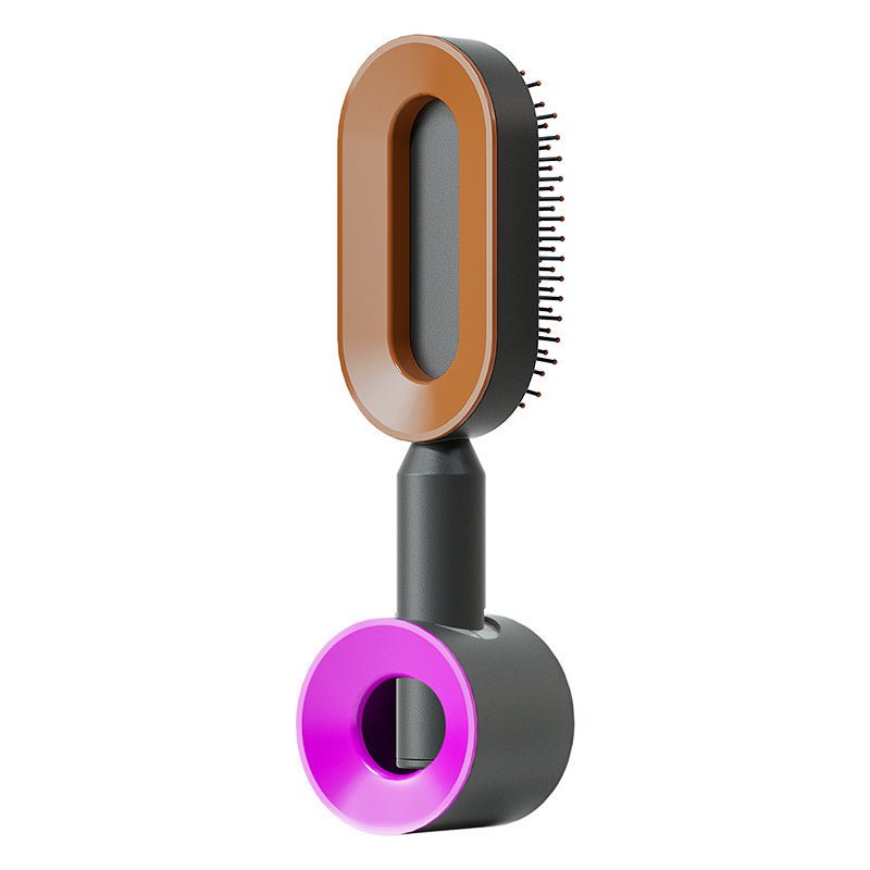 Pro Smooth Hairbrush – Anti - Static, Scalp Massage & Self - Cleaning Design - Charms