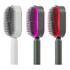 Pro Smooth Hairbrush – Anti - Static, Scalp Massage & Self - Cleaning Design - Charms