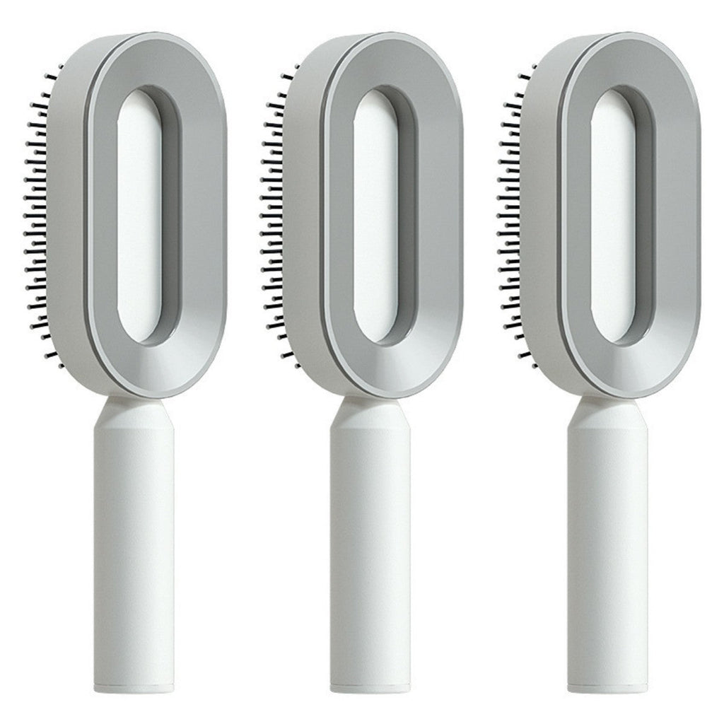 Pro Smooth Hairbrush – Anti - Static, Scalp Massage & Self - Cleaning Design - Charms