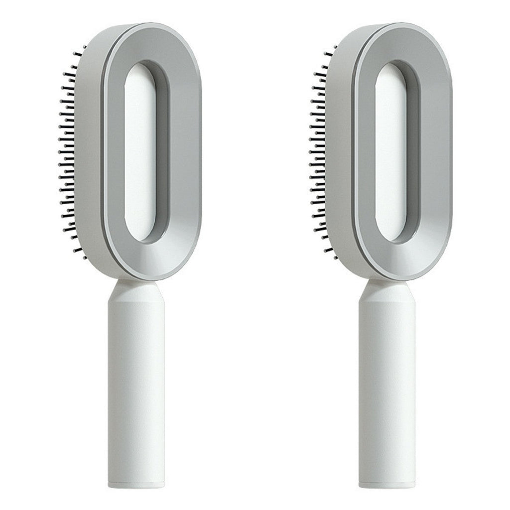 Pro Smooth Hairbrush – Anti - Static, Scalp Massage & Self - Cleaning Design - Charms