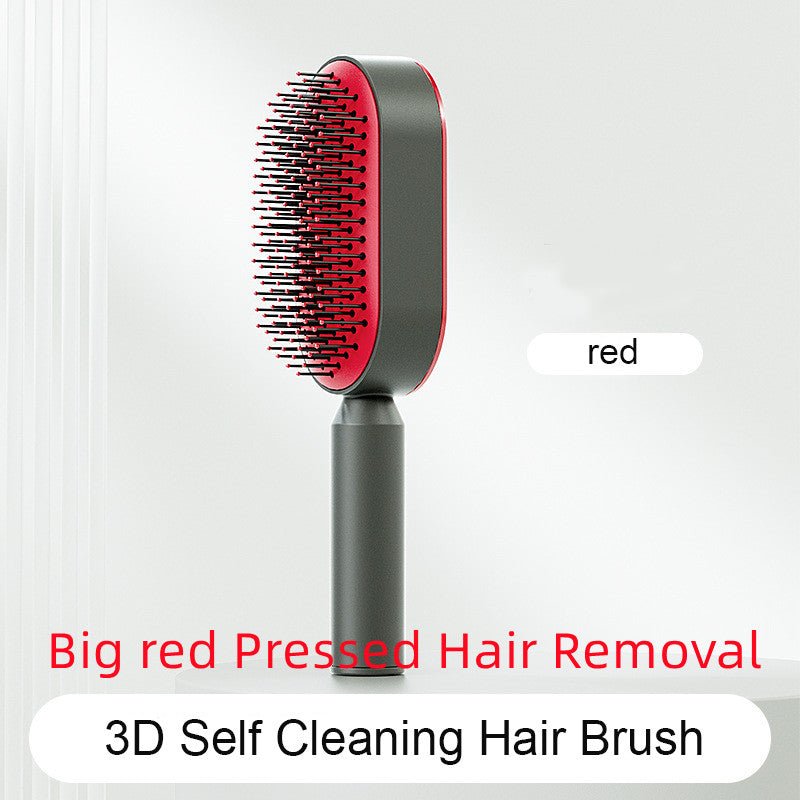 Pro Smooth Hairbrush – Anti - Static, Scalp Massage & Self - Cleaning Design - Charms