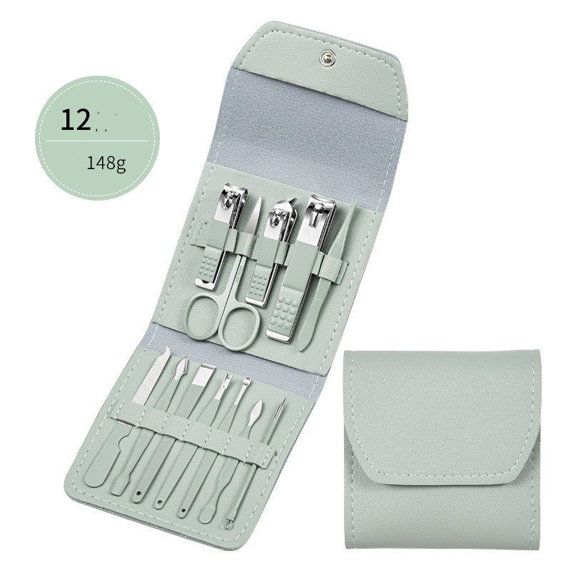 Professional Nail Clippers Set – Manicure Pedicure Kit with Scissors, Cuticle Nipper, Ear Pick & Nail Trimmer Tools - Charms