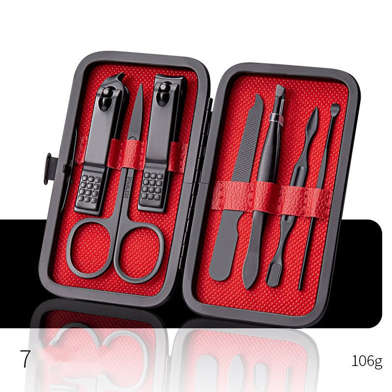 Professional Nail Clippers Set – Manicure Pedicure Kit with Scissors, Cuticle Nipper, Ear Pick & Nail Trimmer Tools - Charms