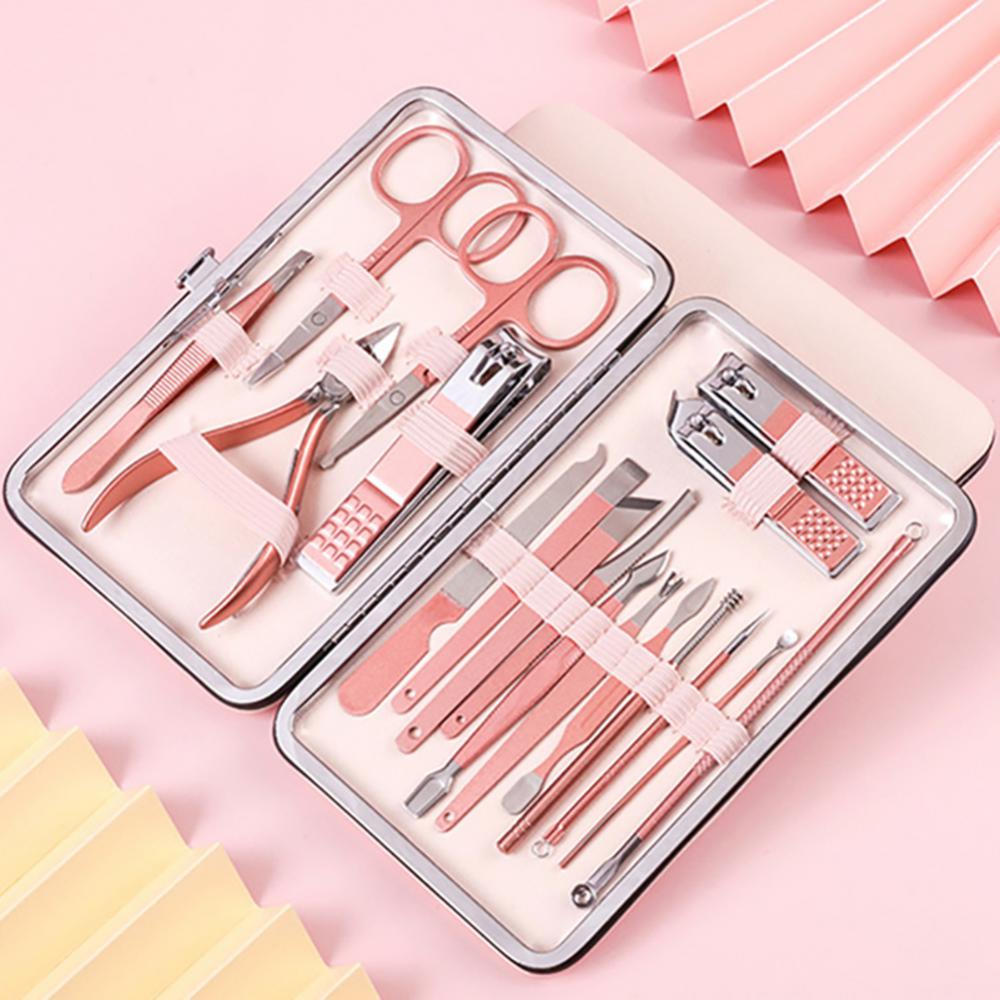 Professional Nail Clippers Set – Manicure Pedicure Kit with Scissors, Cuticle Nipper, Ear Pick & Nail Trimmer Tools - Charms