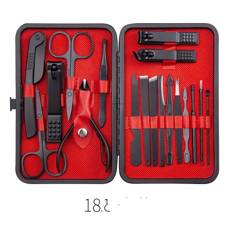 Professional Nail Clippers Set – Manicure Pedicure Kit with Scissors, Cuticle Nipper, Ear Pick & Nail Trimmer Tools - Charms