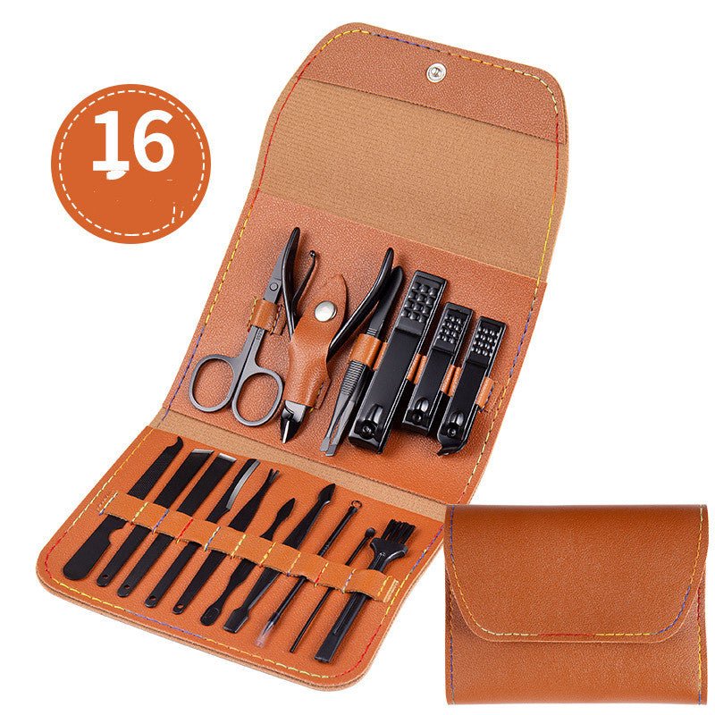Professional Nail Clippers Set – Manicure Pedicure Kit with Scissors, Cuticle Nipper, Ear Pick & Nail Trimmer Tools - Charms