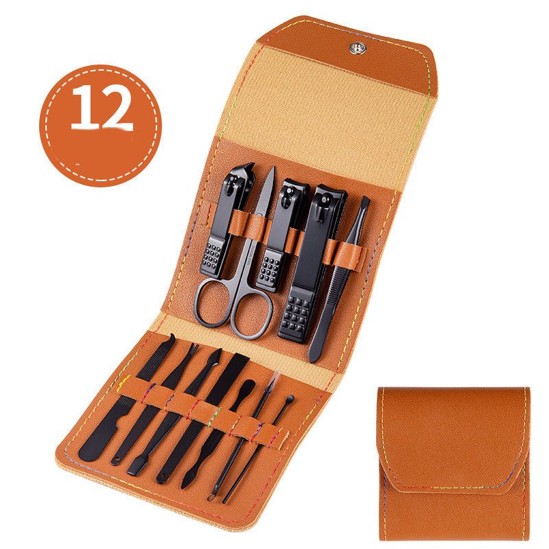 Professional Nail Clippers Set – Manicure Pedicure Kit with Scissors, Cuticle Nipper, Ear Pick & Nail Trimmer Tools - Charms