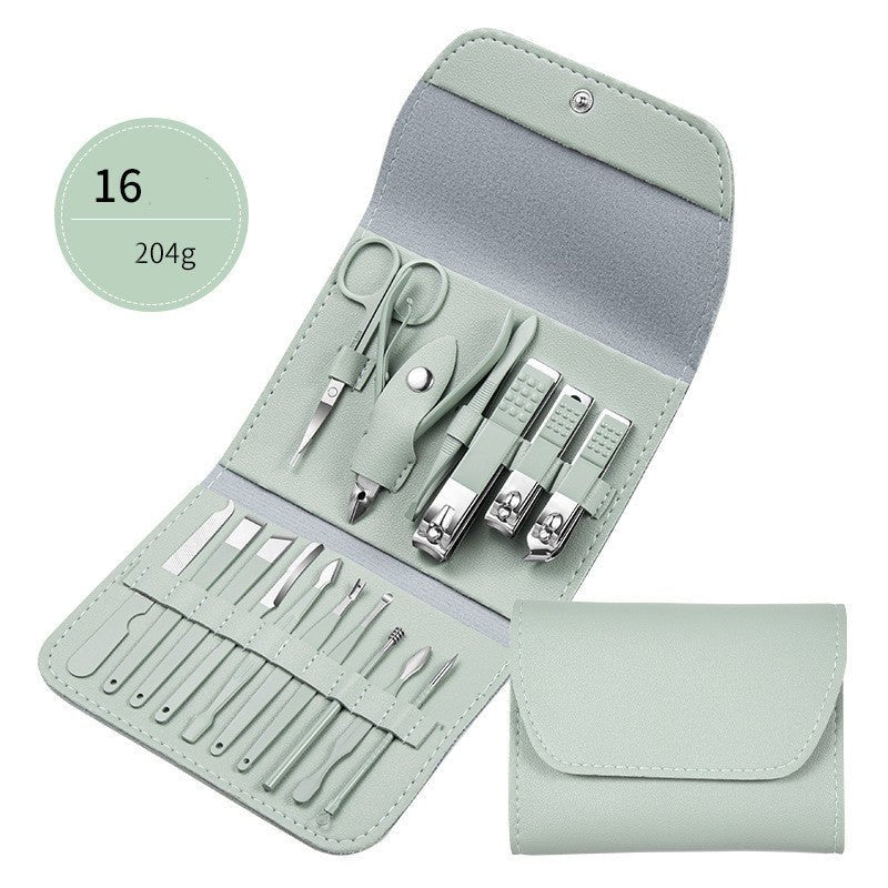 Professional Nail Clippers Set – Manicure Pedicure Kit with Scissors, Cuticle Nipper, Ear Pick & Nail Trimmer Tools - Charms