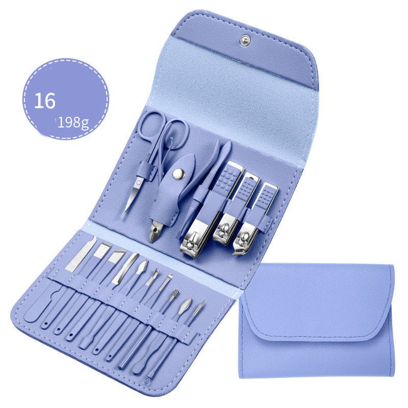 Professional Nail Clippers Set – Manicure Pedicure Kit with Scissors, Cuticle Nipper, Ear Pick & Nail Trimmer Tools - Charms