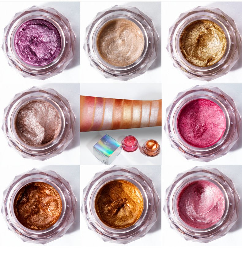 Rainbow Jelly Highlighter Gel – Waterproof Glow Cream for Face & Body - Charms