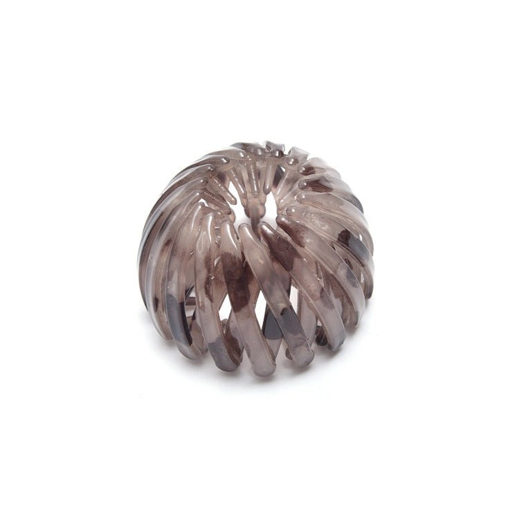 Rhinestone Bird’s Nest Hairpin – Ponytail Holder Clip - Charms