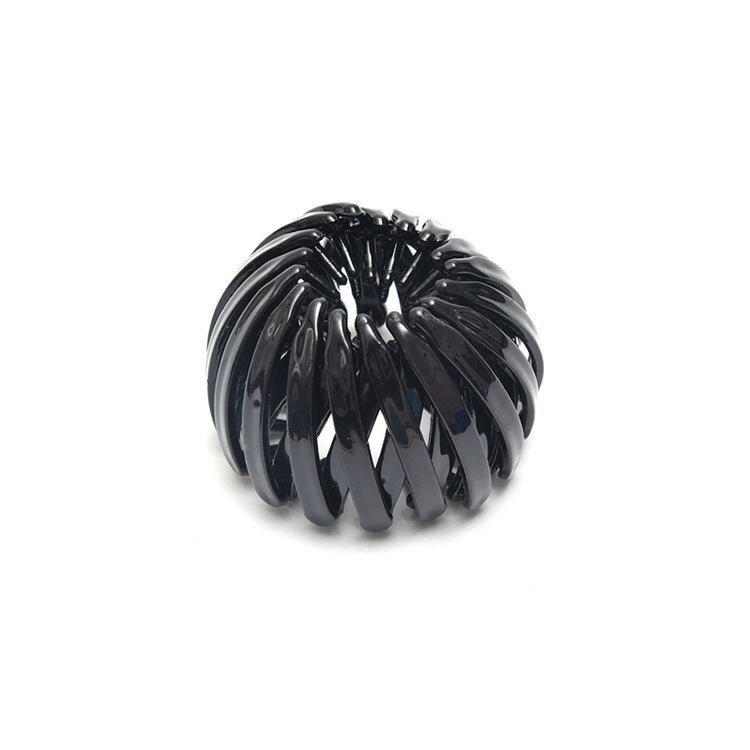 Rhinestone Bird’s Nest Hairpin – Ponytail Holder Clip - Charms