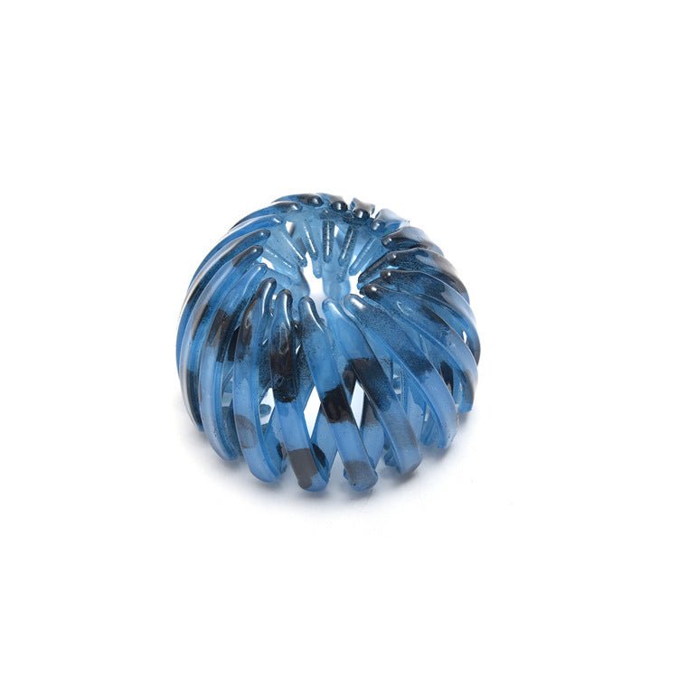 Rhinestone Bird’s Nest Hairpin – Ponytail Holder Clip - Charms