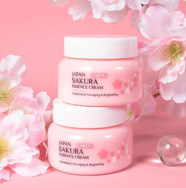 Sakura Glow 4 - Piece Skincare Set - Charms