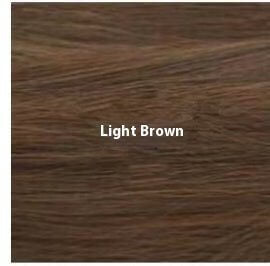 Light brown color swatch, showcasing a soft and natural hair shade for wigs.
