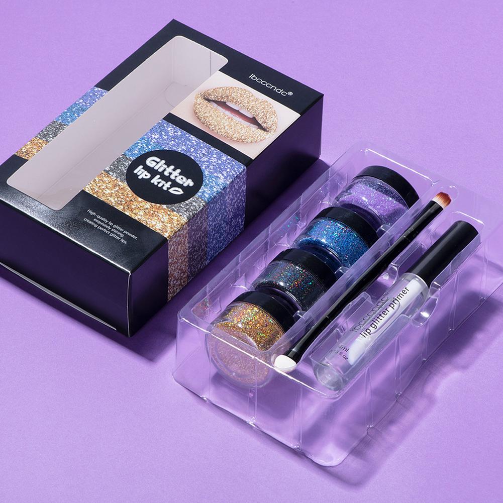 Sparkle Lip Gloss Set – Long Lasting Shine - Charms