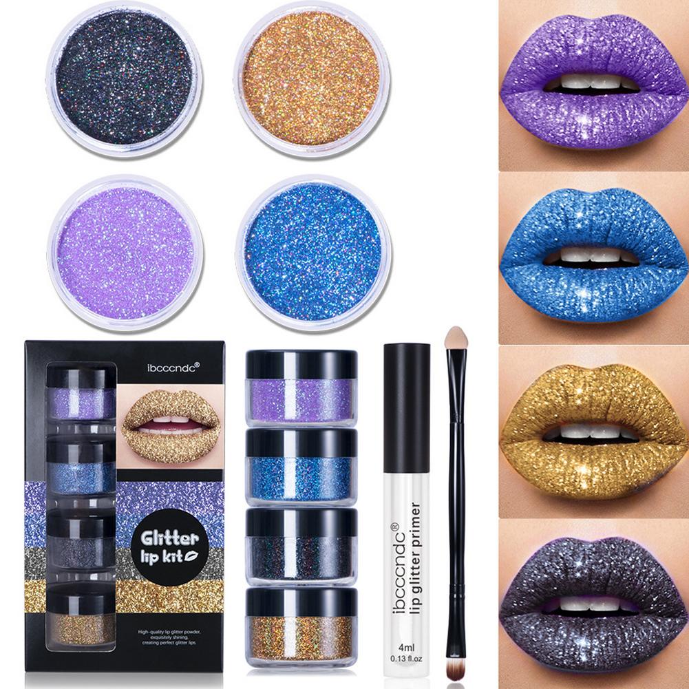 Sparkle Lip Gloss Set – Long Lasting Shine - Charms