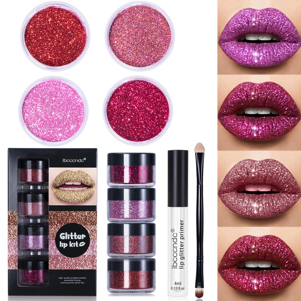 Sparkle Lip Gloss Set – Long Lasting Shine - Charms