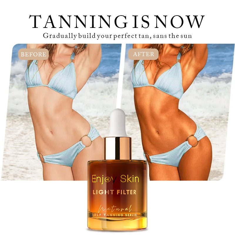 Sun Tanning Black Lotion Oil – Wheat Colour Bronzing Body Oil 30ml - Charms