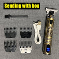 T9 Electric Hair Clipper – LCD Display, USB Rechargeable, Precision Trimmer - Charms