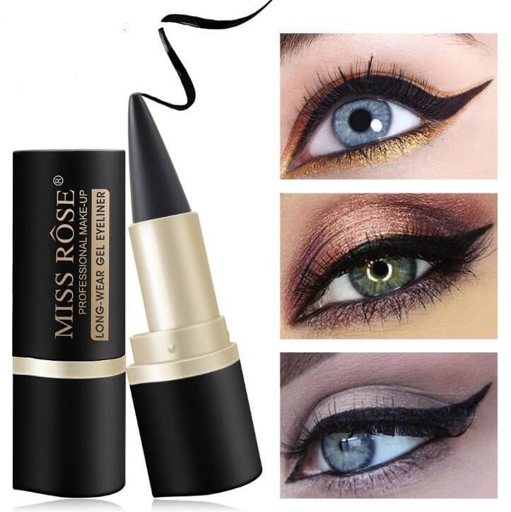 Waterproof Eyeliner Pen – Smudge - Proof, Long - Lasting Black Liner - Charms